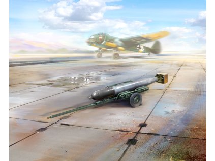 1/48 WWII German Torpedo Trailer