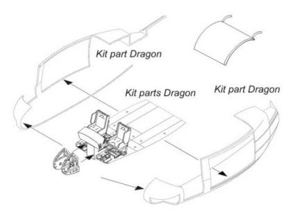 1/35 UH-1D - Nose Luggage Compartment for Drag