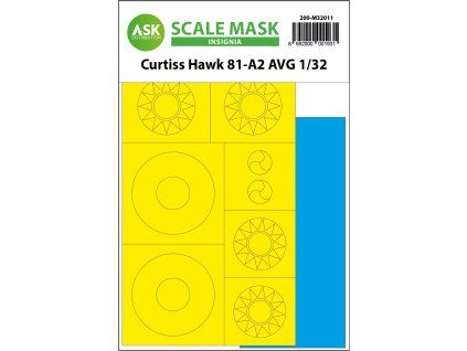 1/32 Curtiss Hawk 81-A2 AVG INSIGNIA masks for Great Wall Hobby