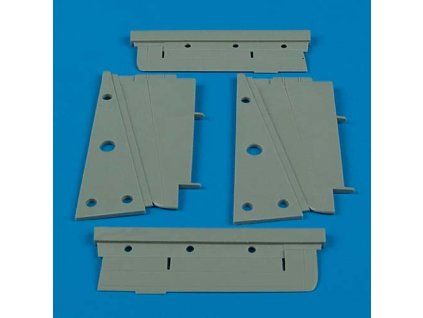 1/72 A-1 Skyraider horizontal stabilizers - HASEGAWA