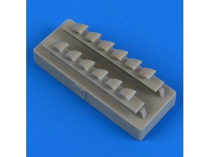 1/48 Bf 109G exhaust - EDUARD