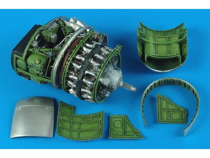 1/32 P-47D Thunderbolt engine set - HASEGAWA