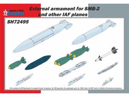 1/72 External armament for SMB-2 and other IAF planes