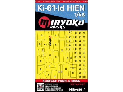 1/48 Kawasaki Ki-61-Id HIEN (TONY) - Surface panels mask