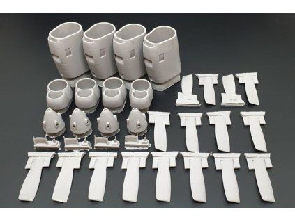 1/48 C-130 E-H engine set (Italeri kit) resin set for Italeri kit
