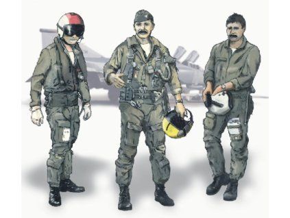 1/72 US pilots Vietnam war (3 fig.)