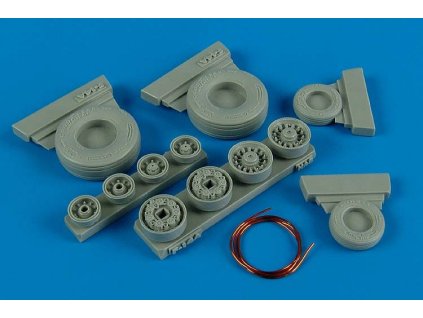1/48 F-14A Tomcat weighted wheels