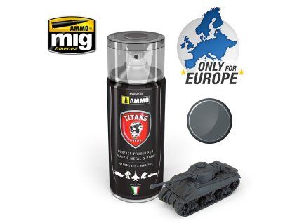 TITANS HOBBY Panzergrau Matt Primer (German Dark Grey)