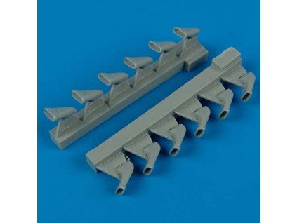 1/32 Spitfire Mk.IX exhaust - fishtail - HASEGAWA