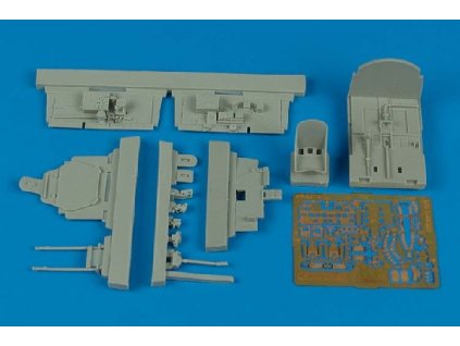1/48 P-47M Thunderbolt cockpit set - TAMIYA