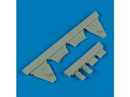1/48 J2M3 Raiden undercarriage covers - HASEGAWA