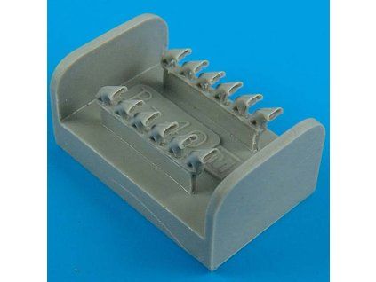 1/72 P-40M/N exhaust - ACADEMY