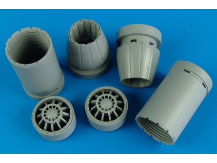1/32 F/A-18E/F Super Hornet exhaust nozzles - opened position - TRUMPETER