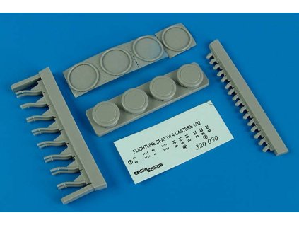 1/32 Flightline seat with 4 casters