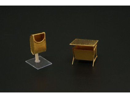 1/87 Street garbage bin (5pcs) Photoetched set