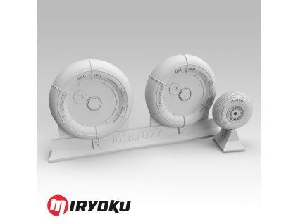 1/32 BF109 G - screwed disc, slick tyre 660X190