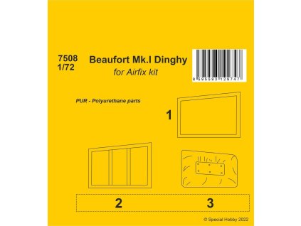 1/72 Beaufort Mk.I Dinghy / for Airfix kit