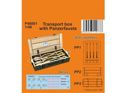 1/48 Transport box with Panzerfausts