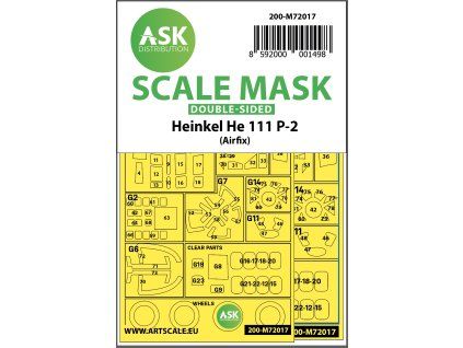 1/72 Heinkel He 111P-2 double-sided for Airfix