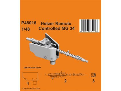 1/48 Hetzer Remote Controlled MG 34