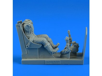 1/32 US NAVY WWII Pilot with ej. seat for F4U Corsair for TRUMPETER kit