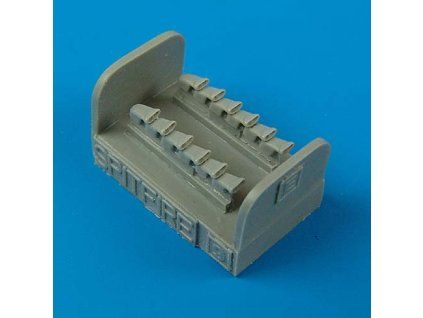 1/72 Spitfire Mk. IX exhaust - Fishtail - HASEGAWA