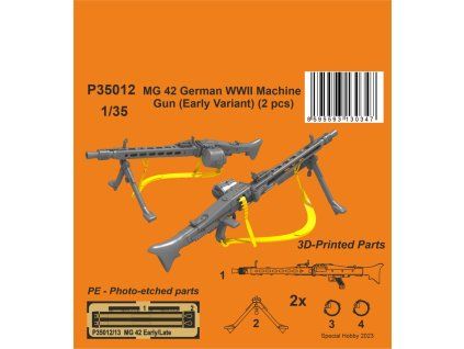 1/35 MG 42 German WWII Machine Gun (Early Variant)