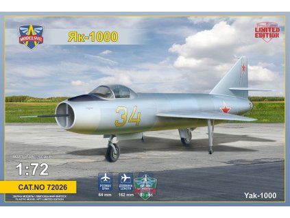 1/72 Yak 1000 Supersonic demostrator