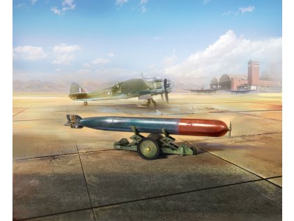1/48 WWII British Torpedo Trailer