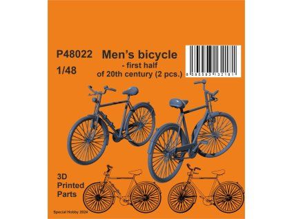 1/48 Men`s bicycle - first half of 20th century (2 pcs.)