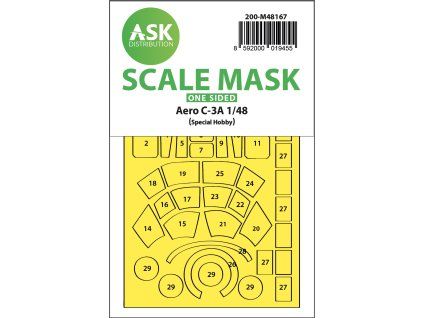 1/48 Aero C-3A one-sided express fit mask for Special Hobby