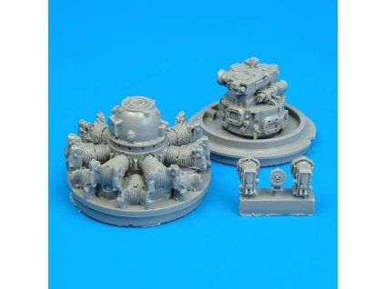 1/48 F4F-4 Wildcat engine - TAMIYA