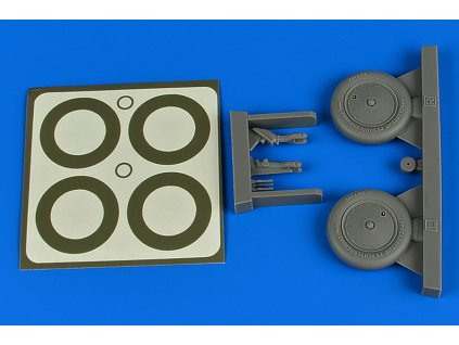 1/32 I-16 wheels & paint masks - ICM/HAS/REV