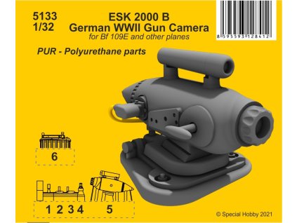 1/32 ESK 2000 B German WWII Gun Camera - CMK