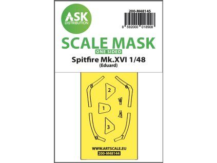 1/48 Spitfire Mk.XVI one-sided express fit mask for Eduard