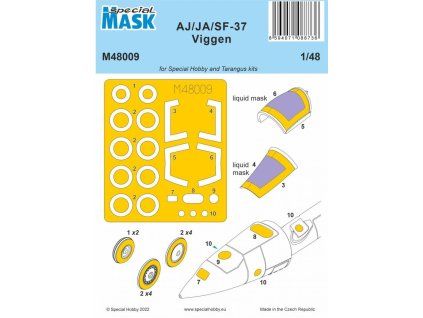 1/48 AJ/JA/SF-37 Viggen MASK