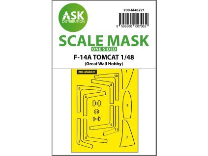 1/48 F-14A Tomcat one-sided express fit mask for GWH