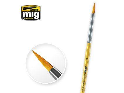 10 Synthetic Round Brush