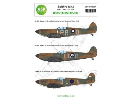 1/32 Spitfire Mk.I early part 4 - RAF Aces 1940