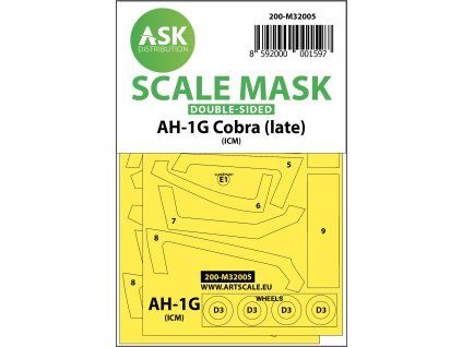 1/32 AH-1G Cobra (late) double-sided for ICM / Special Hobby