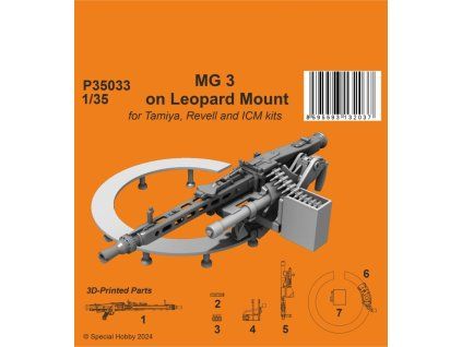 1/35 MG 3 on Leopard Mount / form Tamiya, Revell and ICM kits