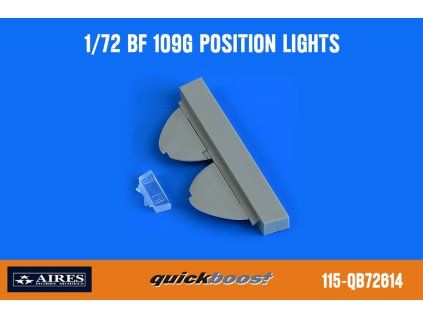 1/72 Bf 109G position lights - TAMIYA