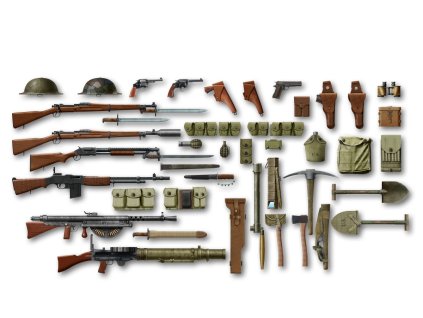 1/35 WWI US Infantry Weapon and Equipment