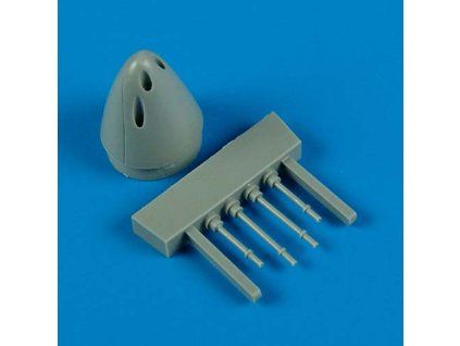 1/72 F9F-2 Panther correct nose with gun barrels - HOBBY BOSS