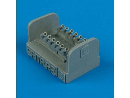 1/72 Spitfire Mk. IX exhaust - round - HASEGAWA