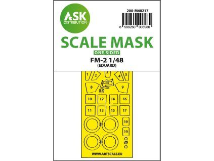 1/48 FM-2 one-sided express fit mask for Eduard