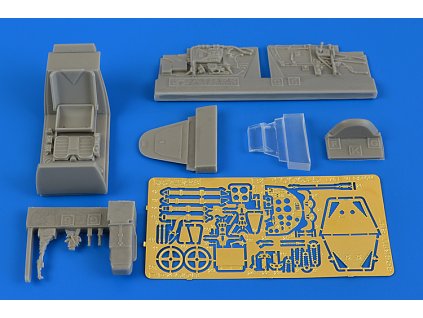 1/48 Bf 109G-5 (late) cockpit set - EDUARD