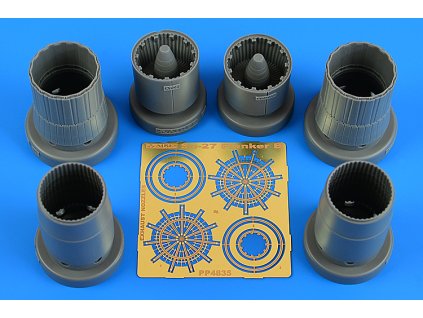 1/48 Su-27 Flanker B exhaust nozzles - KITTY HAWK