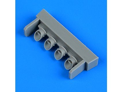 1/48 P-38F/G Lightning exhaust - TAMIYA