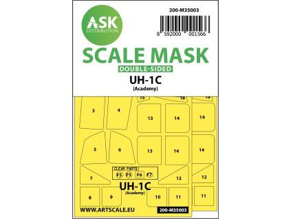 1/35 UH-1C double-sided painting mask for Academy